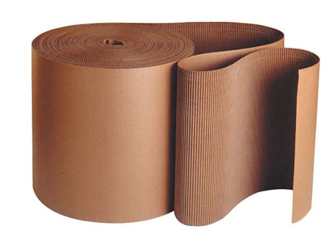 Corrugated Cardboard Roll - Brown, 1800mm x 75m (1)   