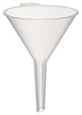 Plastic Funnel - White, 216mm Length