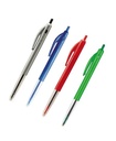 Bic Clic Ball Point Pen - Green, Medium 1.0mm Tip 10 Pens