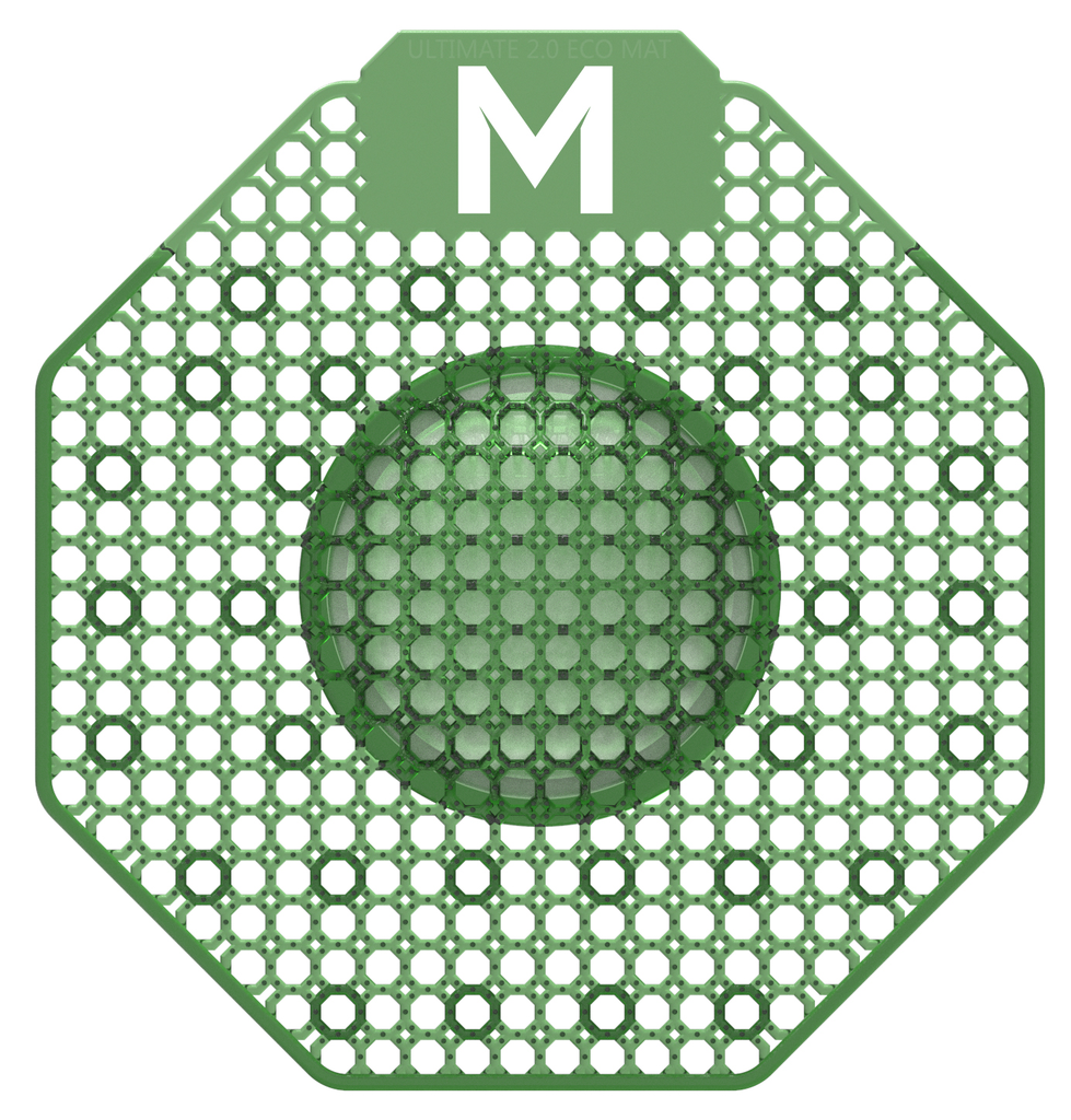 Scented Enzyme Block Urinal Screen - Dark Green, Super Lime