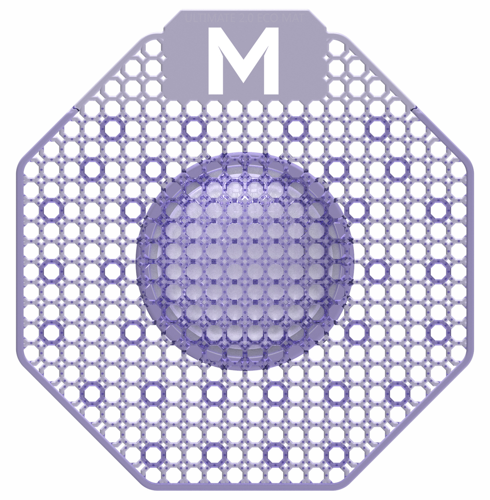 Scented Enzyme Block Urinal Screen - Purple, Ocean Mist