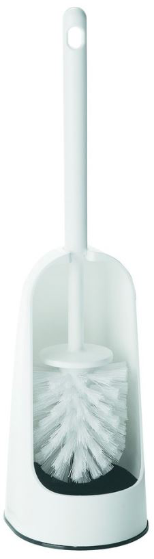 Clean Line Toilet Tidy Brush Set - White