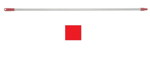 Aluminium Mop Handle - Red, 25mm x 1.5m 