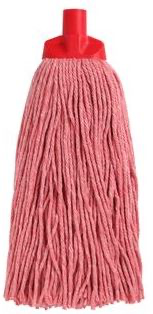 Cut Cotton Mop Head - Red, 400g / 300mm 