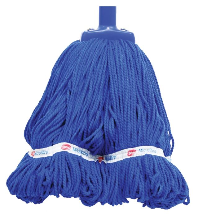 Looped Microfibre Mop Head - Blue, 400g / 330mm 