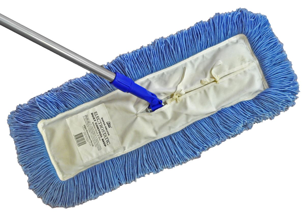 Dust Control Mop Complete - Blue, 610mm Wide