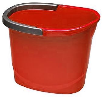 Wide Mop Bucket - Red, 13L Capacity 