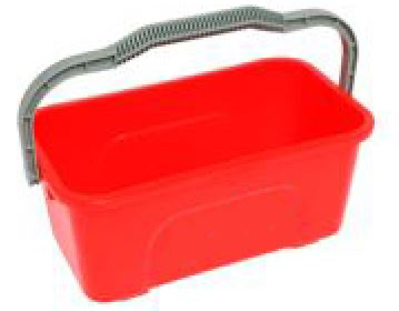 Window Bucket - Red, 12L Capacity  