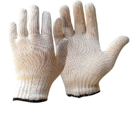 Cotton Gloves - White, 250mm Cuff, 500g (24 Gloves/pack)