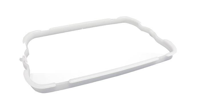 Wall Mount Bin 23L Bag Support - White, Hidden Design 