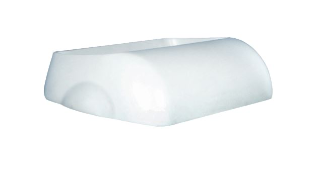 Wall Mount Bin 23L Hidden Lid - White, Hidden Design 