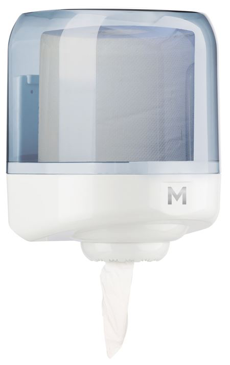 Matthews Centre Feed Dispenser - Transparent, 1 Roll Capacity (1) 