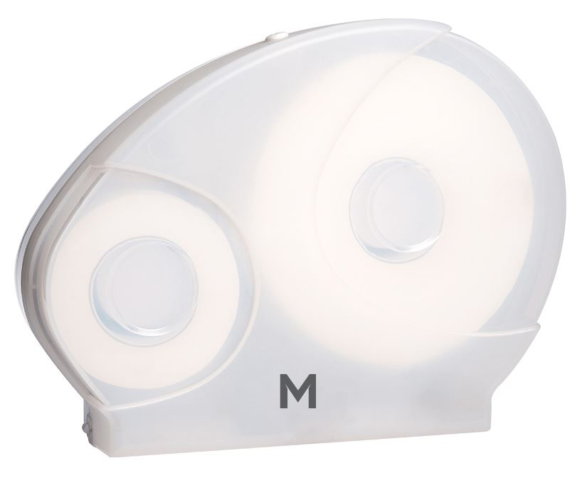Matthews Reserve Jumbo Toilet Tissue Dispenser - White, 1.5 Roll Capacity (1)