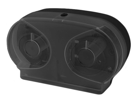 Matthews Wrapped Toilet Roll Dispenser - Black, 40mm Core Size (1) 