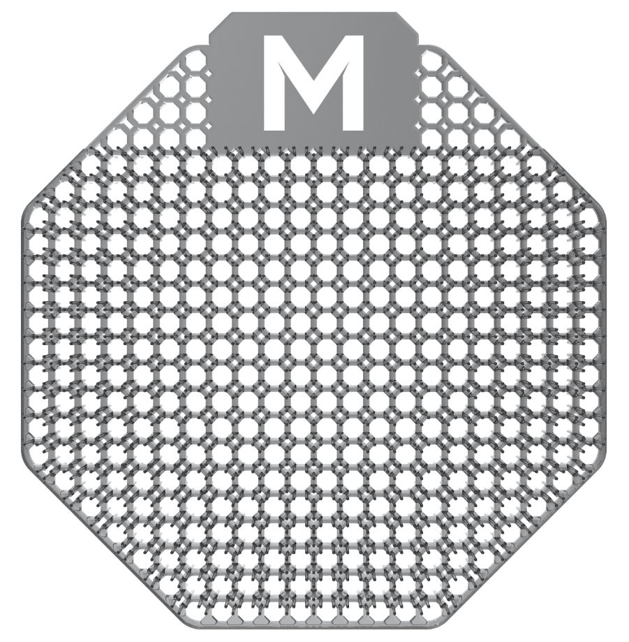 Scented Urinal Screen - Grey, Executive