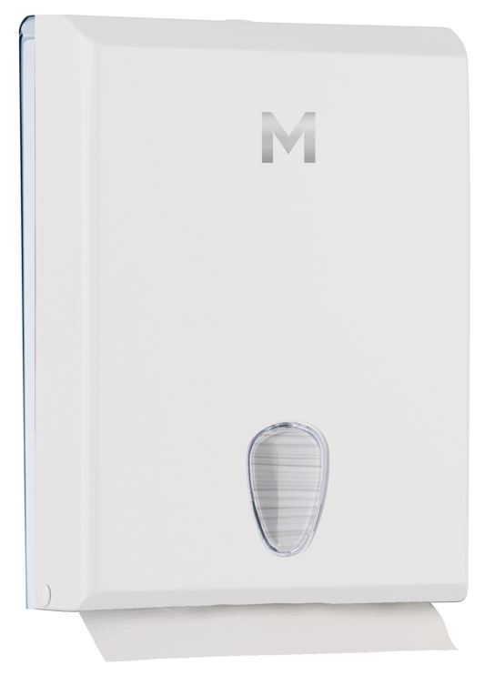 Matthews Compact Towel Dispenser - White, 600 Sheet Capacity (1)
