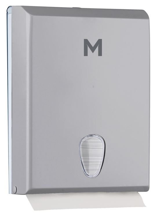 Matthews Compact Towel Dispenser - Silver, 600 Sheet Capacity (1)
