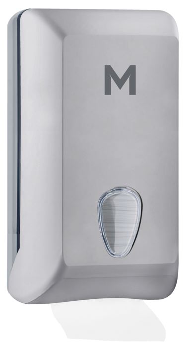 Matthews Half Slimfold Towel Dispenser - Silver, 400 Sheet Capacity (1)