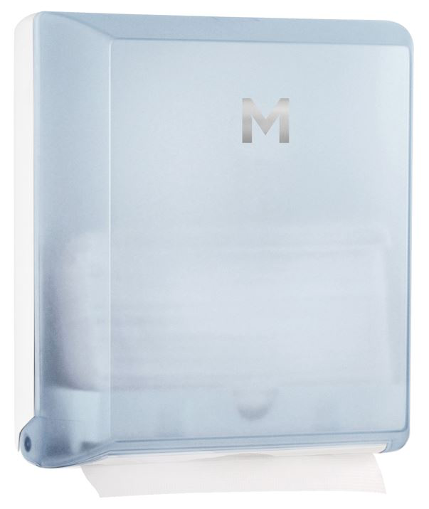 Matthews Regular Slimfold Dispenser - Transparent, 450 Sheet Capacity (1) 