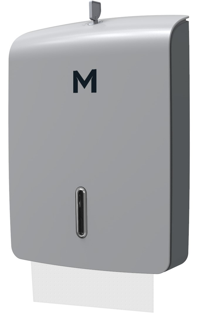 Matthews Tall Slimfold Towel Dispenser - Silver, 600 Sheet Capacity (1)