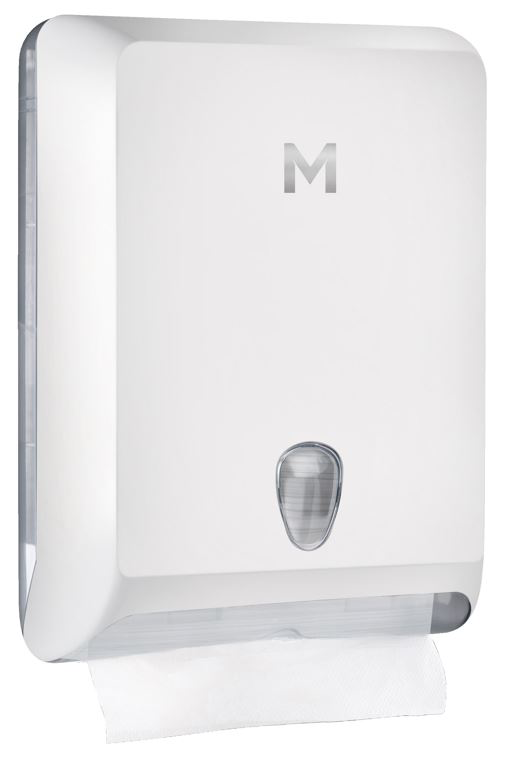 Matthews Interfold Towel Dispenser - White, 700 Sheet Capacity (1)