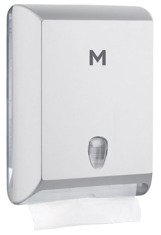 Matthews Interfold Towel Dispenser - Silver, 700 Sheet Capacity (1)