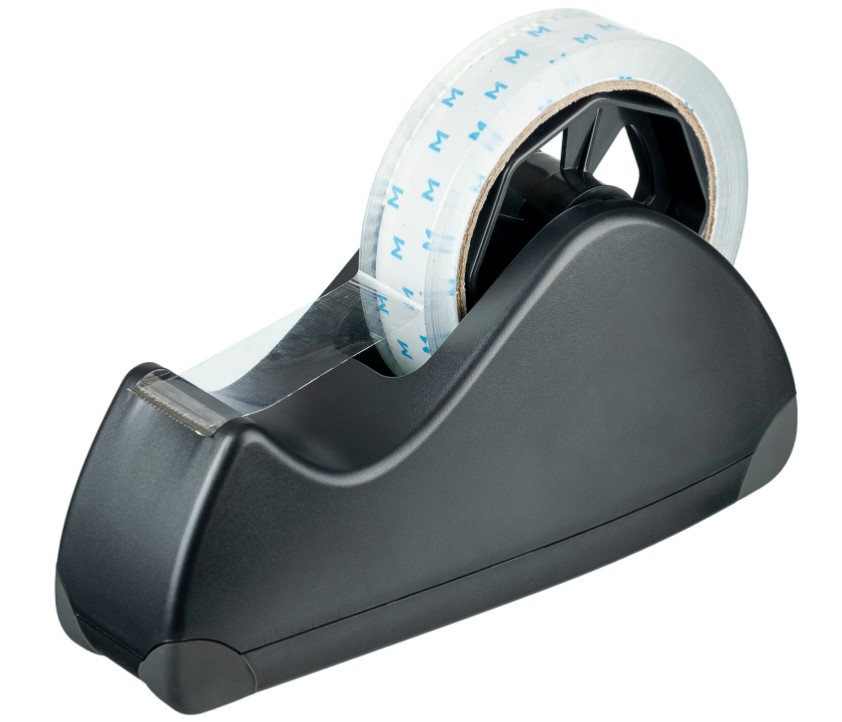 Desktop Tape Dispenser Large - Black, 25mm Core + 76mm Core (1)                                    