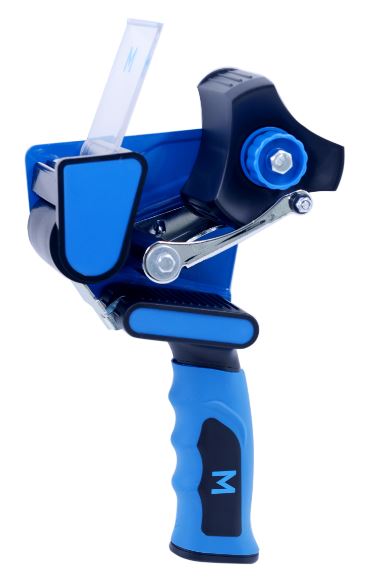 Low Noise Tape Dispenser - Blue/Black, 76mm Core / 48mm Wide