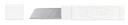 Cutter Blades - Silver, SK7 Steel, 18mm x 100mm x 0.5mm 10 Blades/Pack