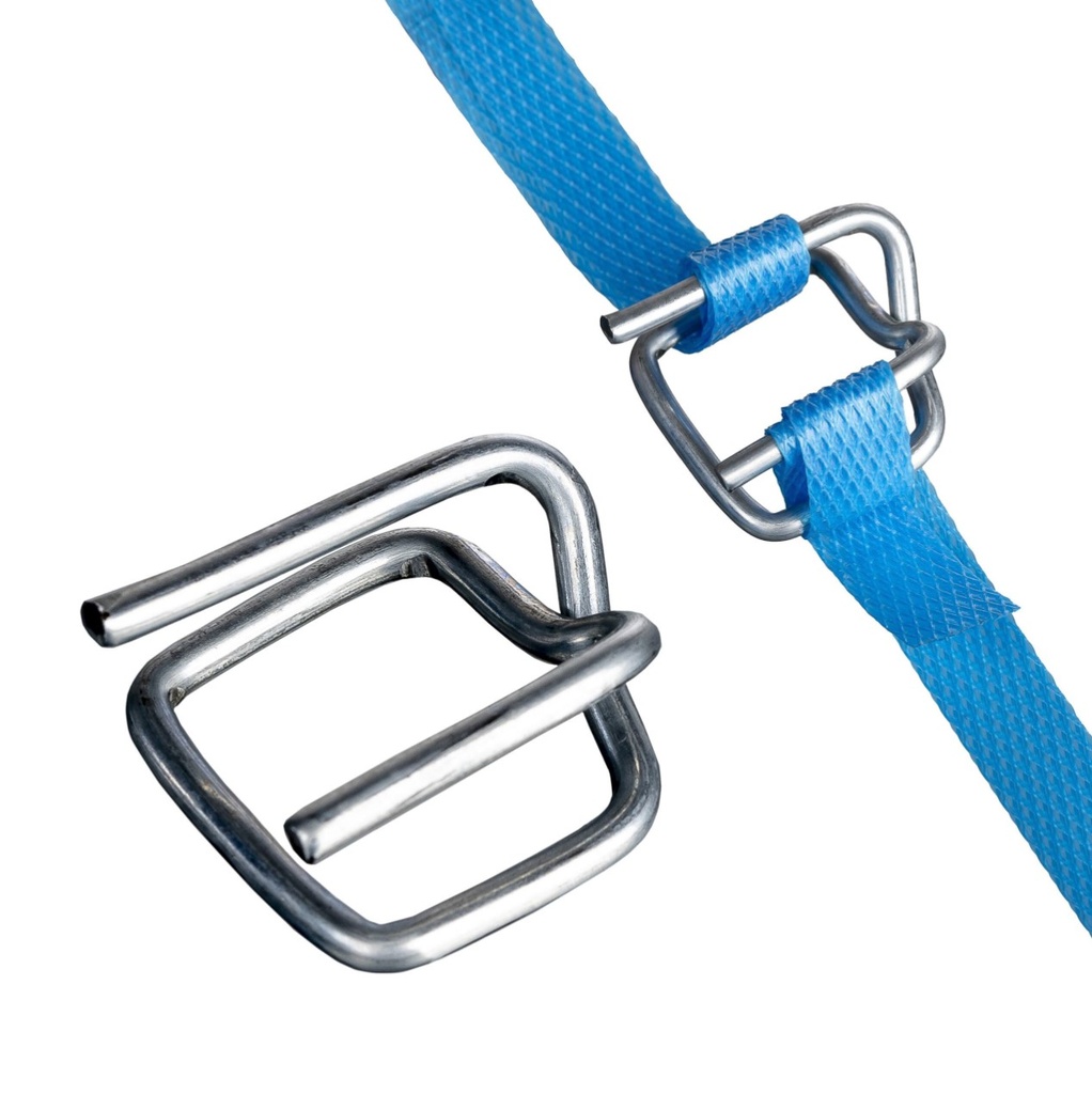 Wire Buckles Heavy Duty - Silver, 19mm, 0.5 Gauge (1000) Buckles/Box