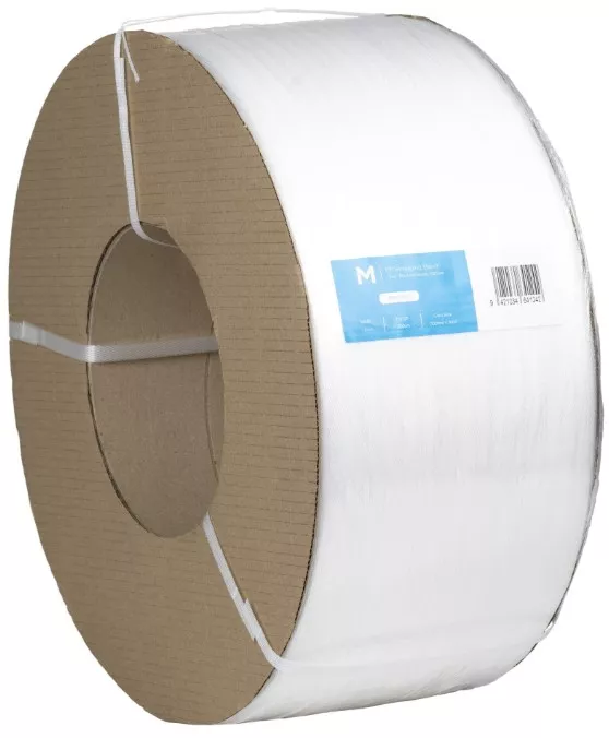 PP Machine Strapping Band - Clear, 12mm x 3000m x 0.65mm, 120kgf