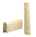 Cardboard Corner Board - Brown, 50mm x 50mm x 4mm x 500mm 20 Boards/Pack