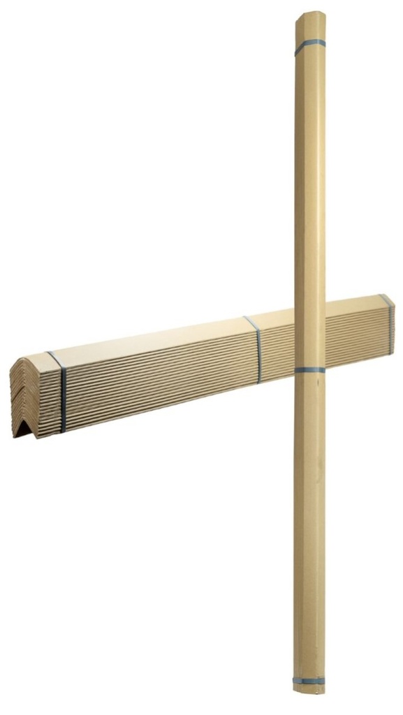 Cardboard Corner Board - Brown, 50mm x 50mm x 4mm x 2000mm 20 Boards/Pack