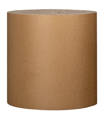 Corrugated Cardboard Roll - Brown, 600mm x 75m (1) 