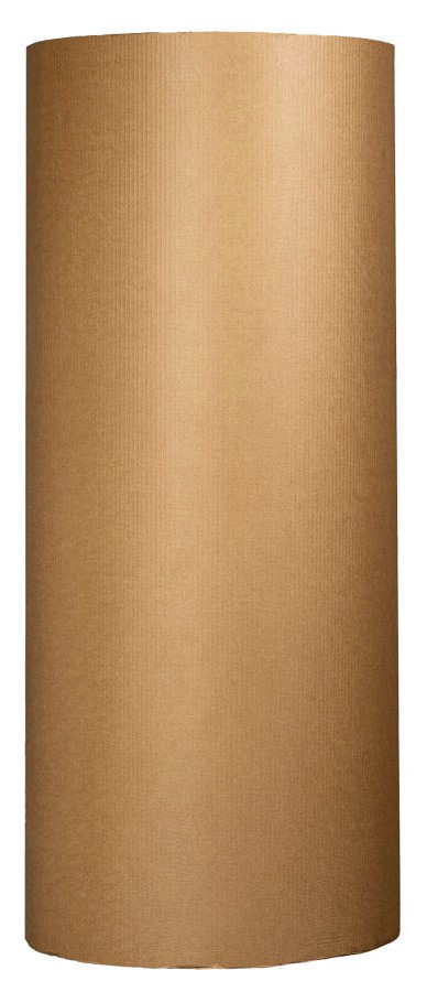 Corrugated Cardboard Roll - Brown, 1400mm x 75m (1)