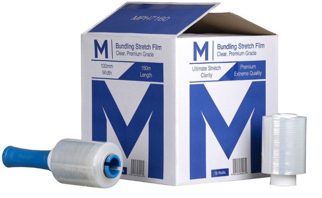 Cast Bundling Film - Clear, 100mm x 150m x 23mu