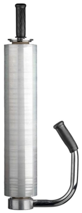 Metal Stretch Film Dispenser - Silver, Fits: 300mm-500mm Rolls (1)