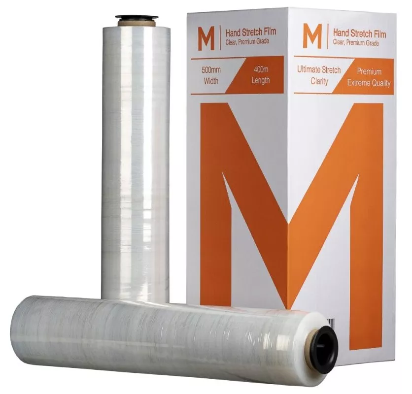 Cast Hand Stretch Film - Clear, 500mm x 400m x 17mu
