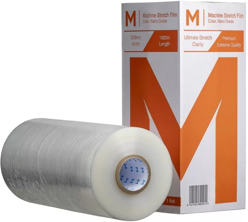Cast Machine Stretch Film - Clear, 500mm x 1920m x 17mu (1) 