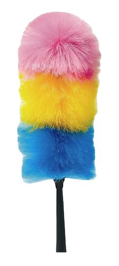 Rainbow Duster - Rainbow, 22mm x 550mm, Electrostatic Fibres