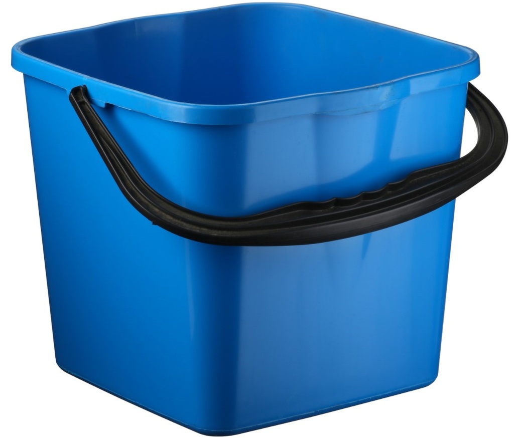 Square Bucket - Blue, 12L Capacity