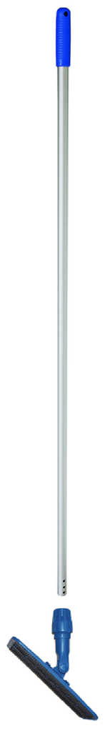 Thick Scouring Pad Broom Tool - Blue, 100mm x 210mm x 1400mm (1)