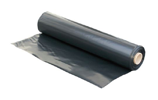 SWS Polyethylene Sheet - Black, 4m x 25m x 250mu 100% Recycled