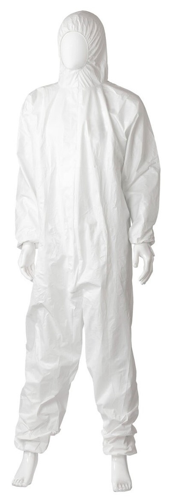 Microporous Coverall Type 5/6 - White, S, 55gsm *Water Resistant Coverall