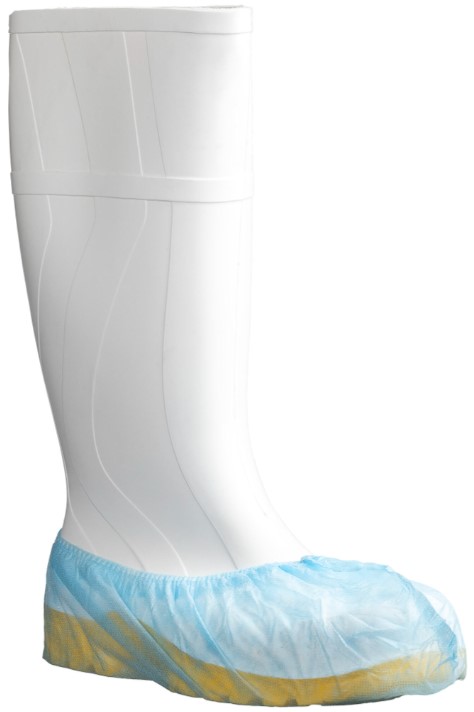 Polypropylene Shoe Covers - Blue, 200mm x 400mm, 25gsm 100 Covers/Pack