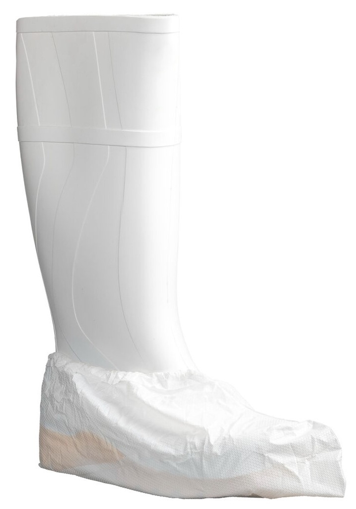 Laminated CPE Shoe Covers - White, 200mm x 400mm *Double Sole*