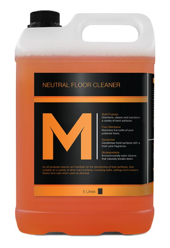 Neutral Floor Cleaner - Orange, 5L Refill Bottle