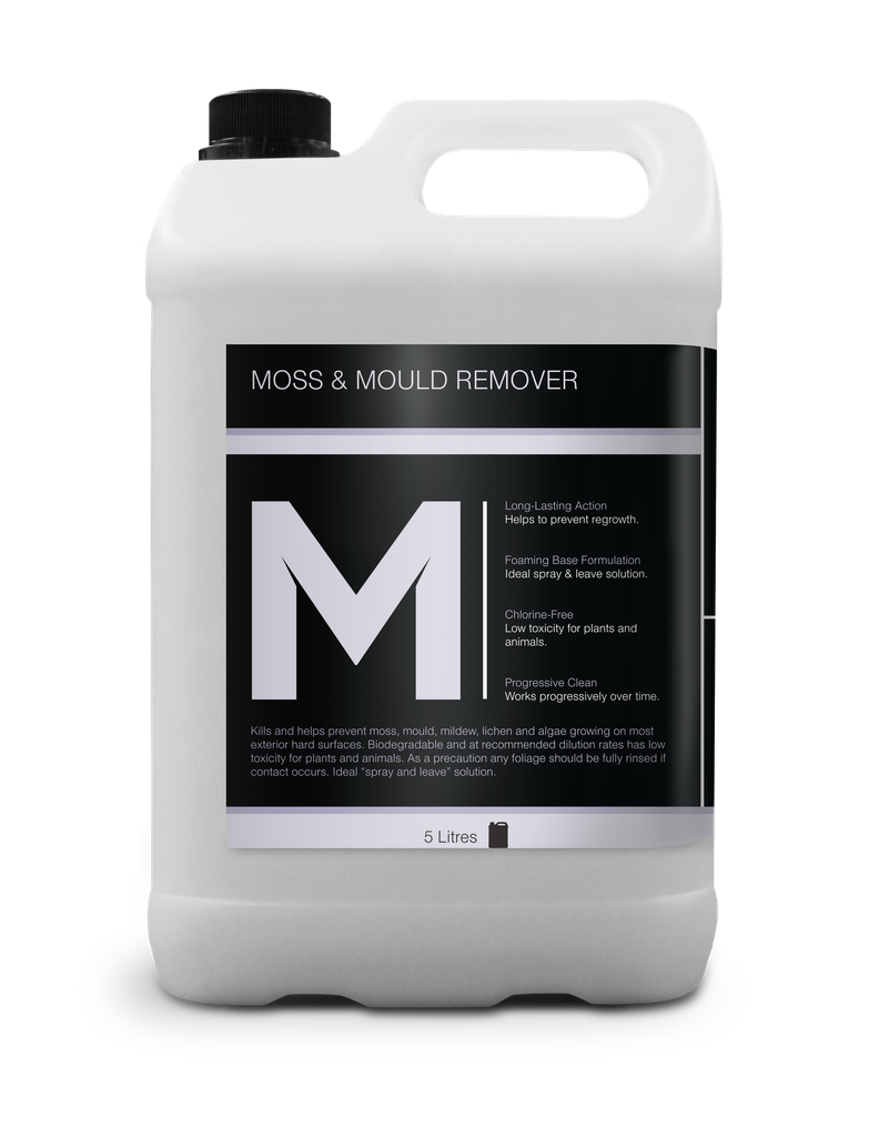 Moss & Mould Remover - Clear, 5L Refill Bottle