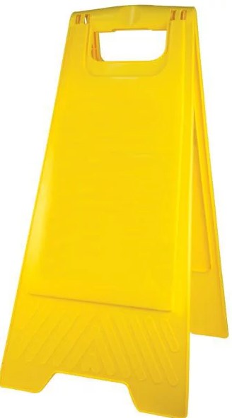 Safety Sign Blank - Yellow, 290mm x 660mm