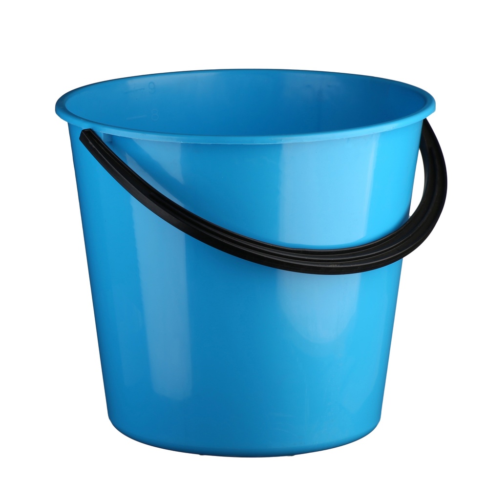 Round Bucket - Blue, 9.6L Capacity